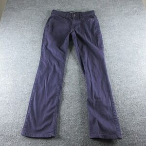 Levis 505 Jeans Womens 4 Purple Straight Dark Wash Mid Rise Stretch Denim Casual